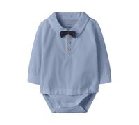 NAME IT - NBMNOLLER LS BODY Blue Fog - Gr. - 86