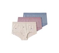 Name It Hipster-Unterhosen 3er-Pack Nkfhipster Hearts Peyote Melange Mädchen Größe 146