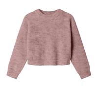 NAME IT Mädchen Nkfholly Ls Boxy Short Knit Noos, Deauville Mauve, 146/152 cm