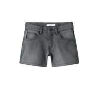 name it Jeans-Shorts "Rose" in Grau - Größe 128 | Kinderhosen