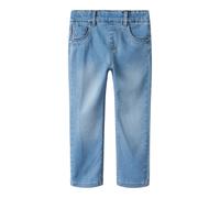 Slim-fit-Jeans NAME IT "NMFSALLI SLIM DNM LEGGING 5357-TO NOOS", Mädchen, Gr. 110, N-Gr, light blau denim, Denim/Jeans, Obermaterial: 57% Lyocell, 31% Polyester, 10% Viskose, 2% Elasthan, unifarben, s