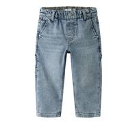 Bequeme Jeans NAME IT "NMMBEN TAP JEANS 8940-BF NOOS", Jungen, Gr. 110, N-Gr, light blau denim, Denim/Jeans, Obermaterial: 99% Baumwolle, 1% Elasthan, unifarben, regular fit lang, Jeans (78591351-110)