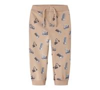 NAME IT Jogginghose Baustellenfahrzeuge 104 beige/bunt