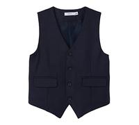 NAME IT Jungen Anzug-Weste NKMRIRAMEL WAISTCOAST R, Größe:122, Farbe:Dark Sapphire