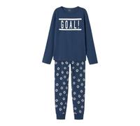 Name IT Jungen Nkmnightset Dark Denim Football Noos Nachtwäsche Set, Dark Denim, 86-92 EU