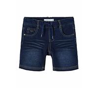 NAME IT Jungen Denim Long Shorts mit Taschen Dark Blue Denim 110