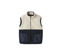 NAME IT Jungen Gilet in Felloptik NKMMACEY dunkelblau | 152
