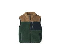 NAME IT Jungen Gilet in Felloptik NMMMACEY grün | 122
