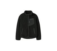 NAME IT Kinder Jacke in Felloptik NKNMATTIA schwarz | 164