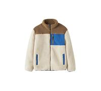 NAME IT Jungen Jacke in Felloptik NMMMACEY creme | 158