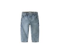 Bequeme Jeans NAME IT "NMMBEN TAP JEANS 8940-BF NOOS", Damen, Gr. 104, N-Gr, light blau denim, Denim/Jeans, Obermaterial: 99% Baumwolle, 1% Elasthan, unifarben, regular fit lang, Jeans Bequeme Jeans (