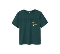 NAME IT Jungen Kurzarmshirt Shirt nkmDENNIM Forest grün Gr. 158/164