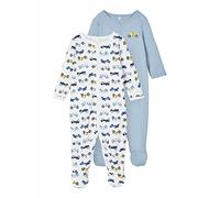 NAME IT Jungen Nachtwäsche Set aus Bio-Baumwolle Dusty Blue 62