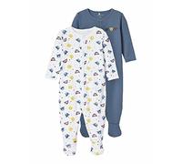 Name IT Jungen Nbmnightsuit 2p W/F China Blue Bear Noos Schlafanzug, China Blue, 92 EU