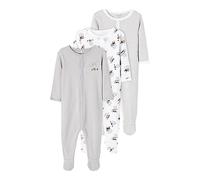 NAME IT Jungen NBNNIGHTSUIT 3P W/F Alloy Bear NOOS 13194783, Alloy, 74