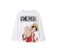 Name IT Jungen Nkmark Onepiece Ls Nreg Top Box Noos Vde, Bright White, 122/128 cm