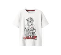 NAME IT Jungen Nkmbent Ss Nreg Top Box, Cloud Dancer, 146/152 cm