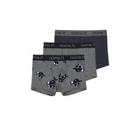 Name IT Jungen Nkmboxer 3p Dark Grey Mel Skull Noos Nkmboxer 3P Dark Grey Mel Skull Noos (1er Pack)