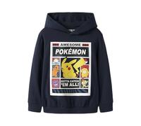NAME IT Jungen Nkmdu Pokemon Nreg SWE Wh Bru Noos Sky, Navy Blazer, 116 cm