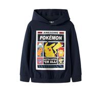 NAME IT Jungen Nkmdu Pokemon Nreg SWE Wh Bru Noos Sky, Navy Blazer, 116 cm