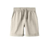 NAME IT Jungen Nkmfalinnen Shorts, Peyote Melange, 134