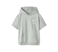 Name IT Jungen Nkmhuko Ss Nreg Sweat Wh Unb, Pale Aqua, 134-140