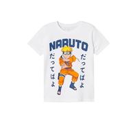 Name IT Jungen Nkmmacar Naruto Top Noos Sky T-Shirt, Bright White, 146-152 EU
