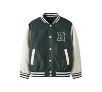 NAME IT Jungen Nkmmains Varsity Jacket, Green Gables, Numeric_128
