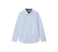NAME IT Jungen NKMNEWSA LS Shirt NOOS Hemd, Campanula/Stripes:Bright White, 134/140 cm