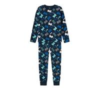 NAME IT Jungen Nkmnightset Dark Sapphire Gamer Noos Schlafanzug, Dark Sapphire, 98-104 EU