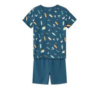 NAME IT Jungen Nkmnightset Ss Majolica Surf Noos, Majolica Blue, 86-92