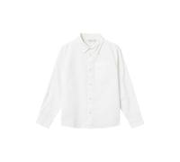 NAME IT Jungen Nkmrefred Shirt Langarmhemd, Bright White, 122-128 EU