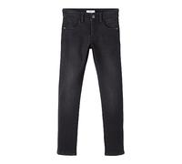 NAME IT Jungen Nkmsilas Dnmtax Pant Noos Hose, Black Denim, 134 EU