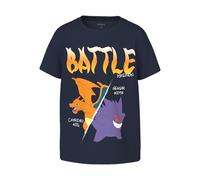 NAME IT Jungen Nkmslive Pokemon Nreg Ss Top Box Sky, Navy Blazer, 116