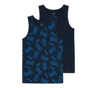 NAME IT Jungen Nkmtank Top 2p Dark Sapphire Gamer Noos, Dark Sapphire, 98