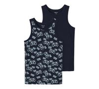 Name It Unterhemd NKMTANK TOP 2P GAME NOOS Jungen Dark Sapphire Größe 116 (2er Pack)