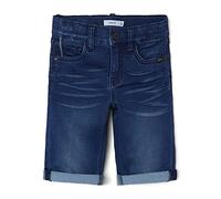 Name IT Jungen Nkmtheo XSL DNM L Shorts 6622-cl Noos, Dark Blue Denim, 92