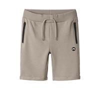 Sweatshorts NAME IT "NKMVIMO SWE SHORTS BRU NOOS", Jungen, Gr. 110, N-Gr, beige (pure cashmer), Sweatware, Obermaterial: 60% Baumwolle, 40% Polyester, unifarben, regular fit kurz, Hosen Sweatshorts, B