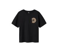 NAME IT Jungen Nkmzoko Ss Nreg Top, Black, 134/140 cm