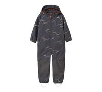 NAME IT Jungen Nmmalfa08 Softshell Suit Aop 1Fo Noos, Grey Pinstripe, 80 EU