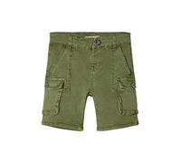 NAME IT Jungen NMMBARRY TWIBATELLA Cargo Long Shorts CF Cargos, Loden Green, 80