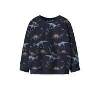 NAME IT Jungen Nmmbertil Ls Nreg Sweat Bru, Navy Blazer, 98