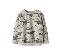Name it-NMMBERTIL LS NREG SWEAT BRU-Pumice Stone - 104