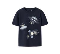 NAME IT Jungen Nmmdilka Ss Nreg Top Box, Navy Blazer, 116