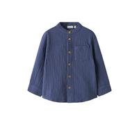 NAME IT Jungen Nmmjohn Ls Shirt, Vintage Indigo, 116