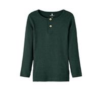 NAME IT Jungen Nmmkab Ls Top Noos Langarmshirt, Pine Grove/Detail:Melange, 86