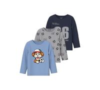 NAME IT Jungen Nmmniko 3P Ls Top, Navy Blazer, 98 cm (3er Pack)