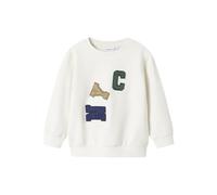 NAME IT Jungen Nmmnotus Ls Nreg Sweat Bru, Cloud Dancer, 98