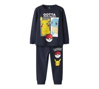NAME IT Jungen Nmmostyr Pokemon Ls Nightset Sky, Navy Blazer, 92 cm