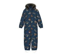 Name IT Jungen NMMSNOW10 Suit AOP FO NOOS Schneeanzug, Dark Denim/AOP:Tractor, 86